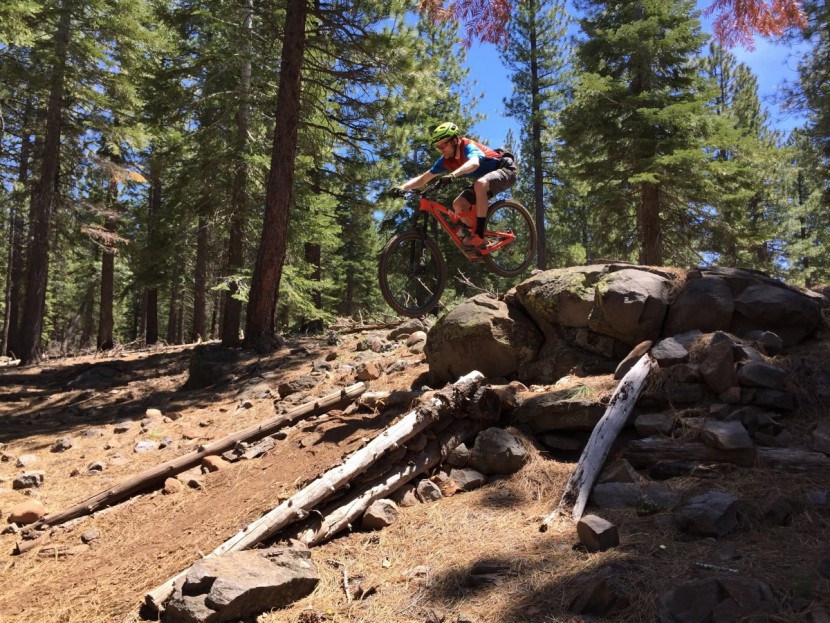 kind shock lev integra - testing the ks lev integra while riding near truckee, ca.