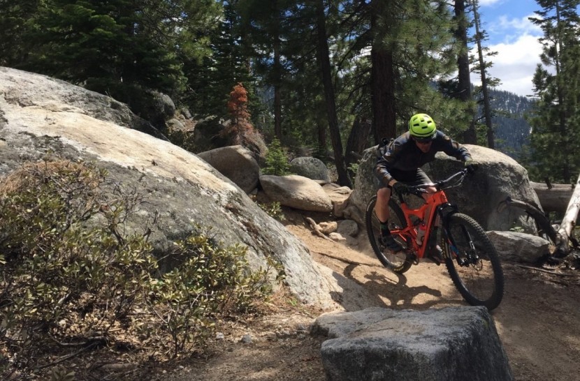 thomson elite covert - getting low through some rocky obstacles while testing the elite...