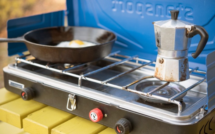 stansport outfitter series 2-burner - breakfast is served! you can rely on the simmering ability of the...