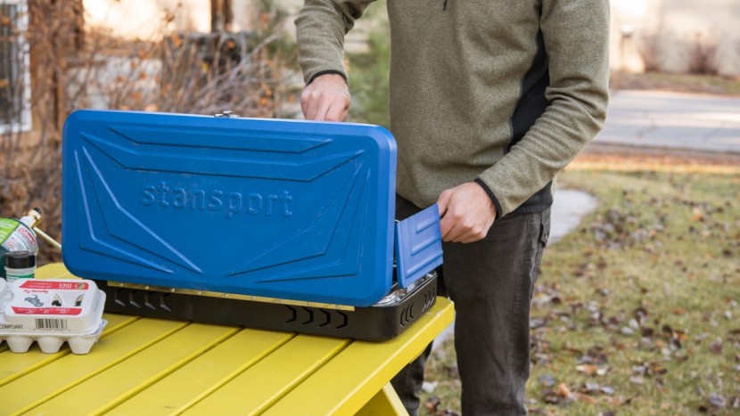 stansport outfitter series 2-burner - if you care to produce quality meals for you and your campsite pals...