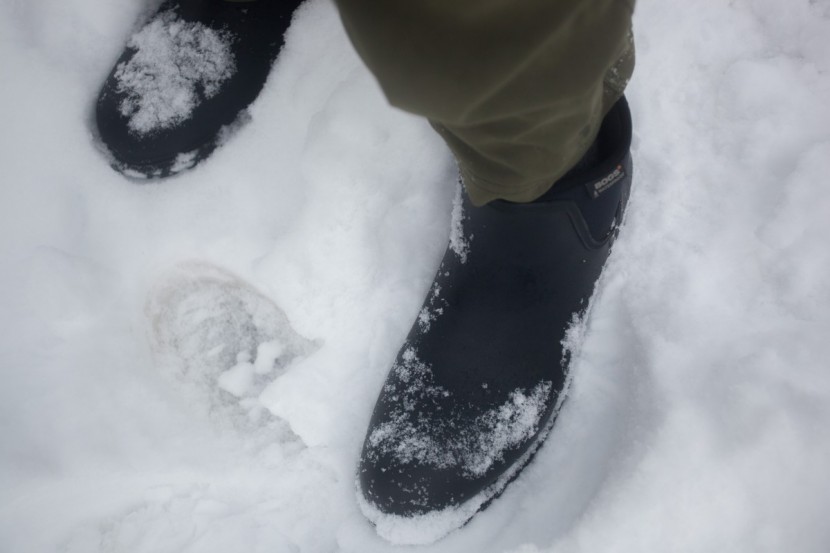 bogs carson - they&#039;re ok on snow, but pretty slippery on ice.