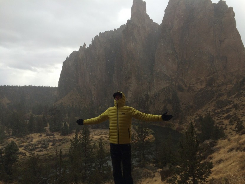 arc&#039;teryx perimeter - our testers appreciating his pants&#039; high water resistance when the...