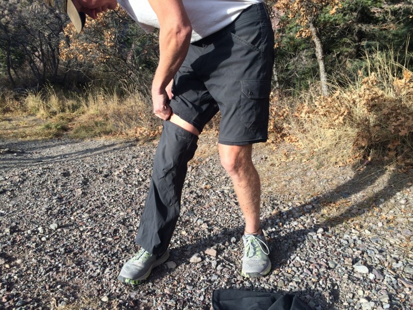 hiking pants - convertible pants eliminate the need to carry a pair of shorts with...