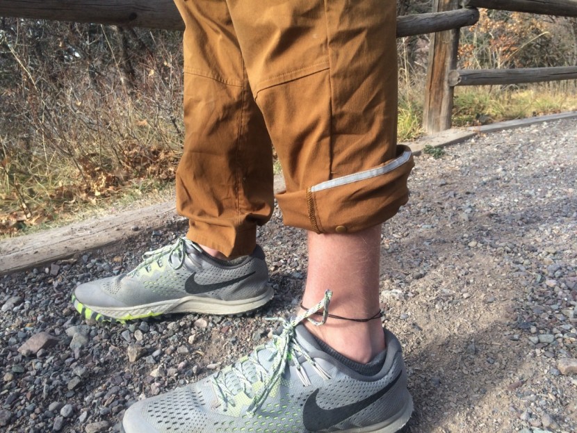 hiking pants - a quirky feature of these pants is that they have buttons to help...