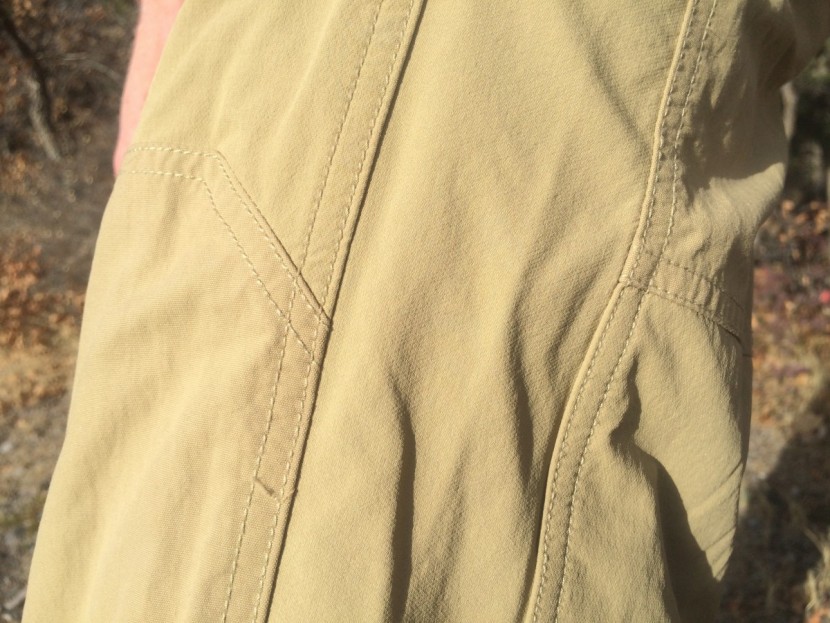 rei co-op screeline - this is a shot of the inside of the leg of the screeline. the middle...