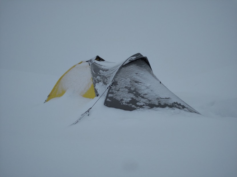 black diamond eldorado - the eldorado during an early season snowstorm, shown here with its...