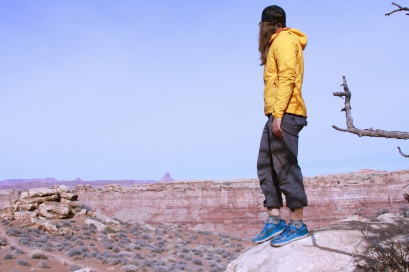 people's merino wool - hiking in canyonlands is a perfect place for the people's sock!