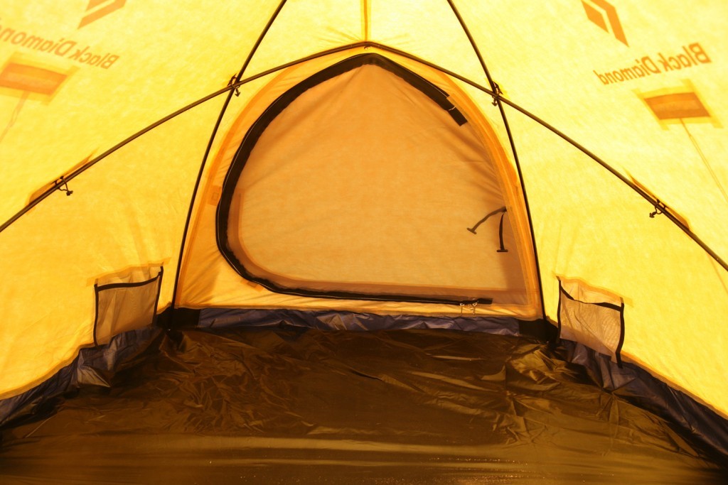 4 season tent - an internal shot of the black diamond fitzroy which pitches from the...