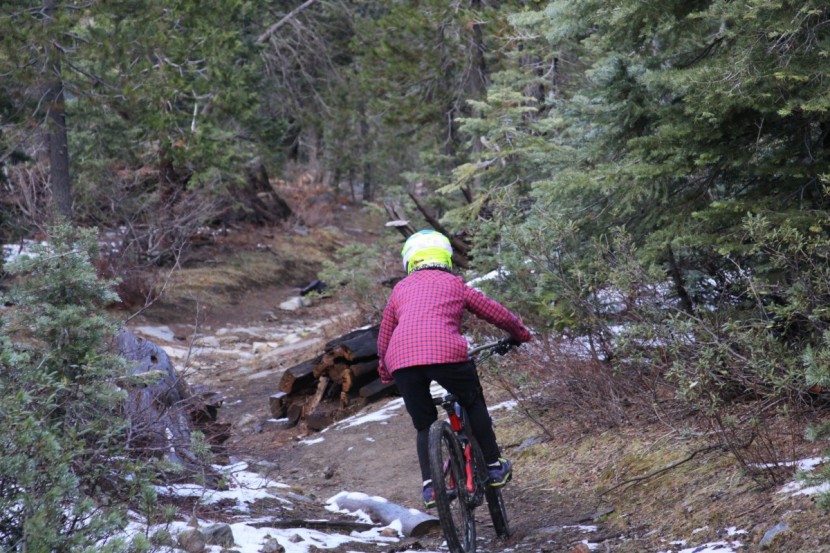 bell transfer-9 - riders are confident charging with this substantial feeling helmet.