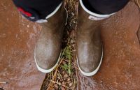 In the rain or snow, the neoprene on the women's Legacy 15" becomes...