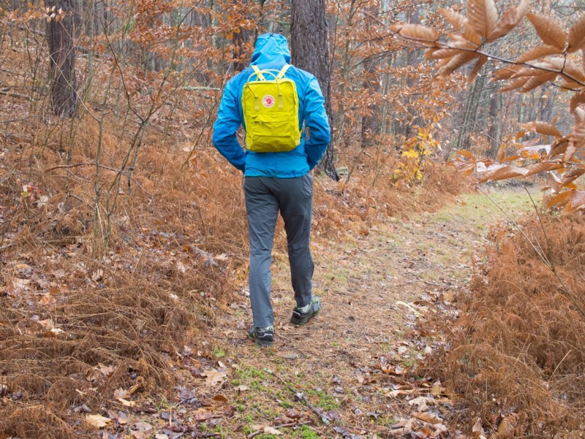 fjallraven kanken classic 16l - the kanken,out for a short hike in the northeastern us. even in this...