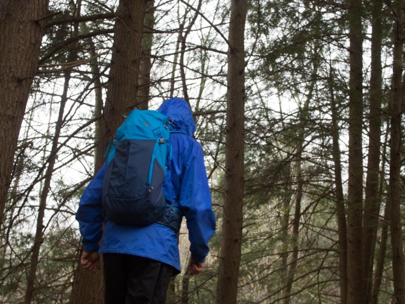 the north face litus 22 - in actual usage, your backpack will spend most of its time on your...