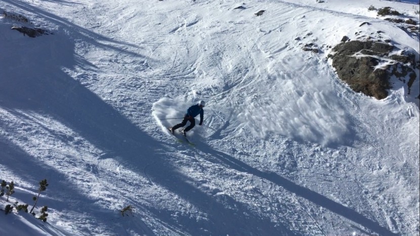 atomic hawx ultra 130 - these boots handled most snow conditions with ease.