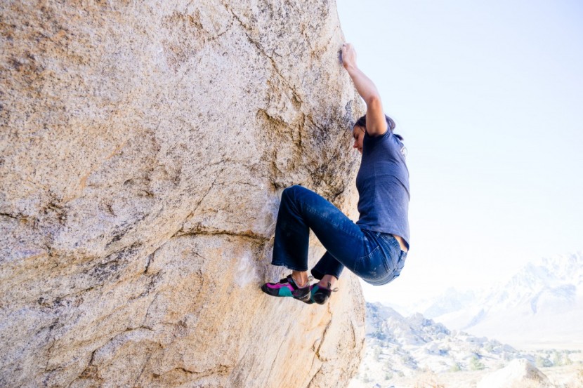 climbing shoes womens - delicate footwork is the name of the game on tough boulder problems...