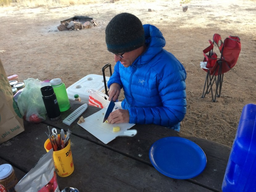 down jacket men - we love a warm jacket for hanging out around camp or around town.