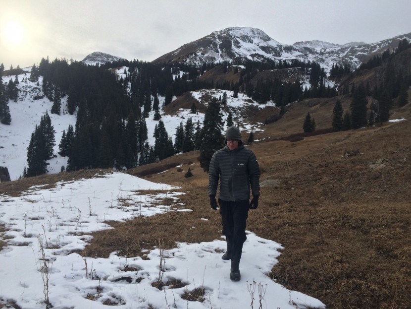 columbia outdry ex gold down hooded - testing the outdry ex gold during a very dry early winter in the...