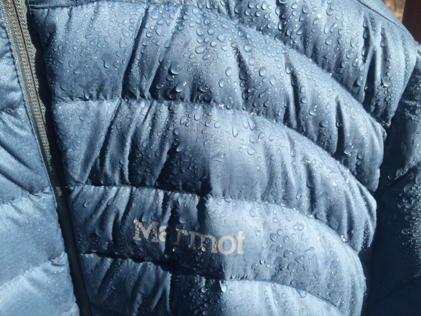 marmot tullus hoody - as you can see here, the dwr coating on the tullus hoody is merely...