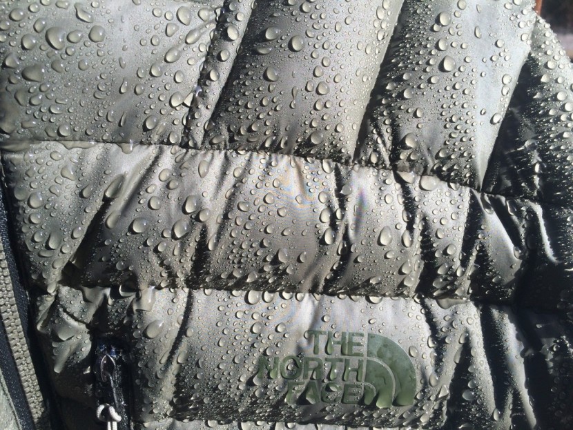the north face morph hoodie - as you can see, the dwr coating on the outside of this jacket is...