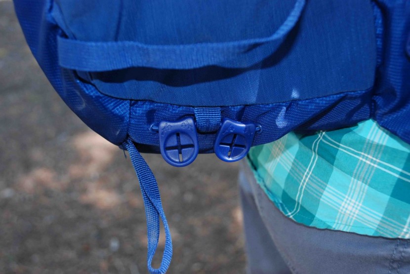 daypack womens - tabs like these help keep the tips of your trekking poles in place...