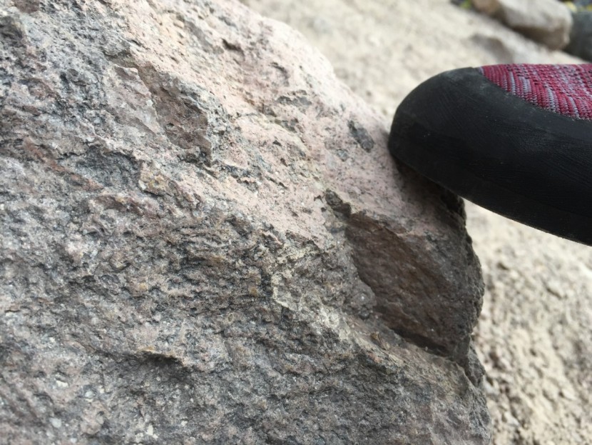 black diamond momentum for women - smearing on a sloping basalt foothold in the momentums. right out of...