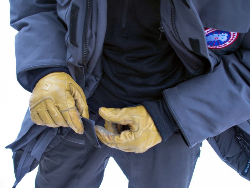 canada goose expedition parka heritage - the &quot;snow skirt&quot; is something we expect on ski resort specific...