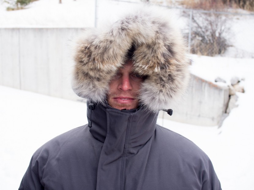 canada goose expedition parka heritage - the huge and protective hood of the canada goose expedition parka...