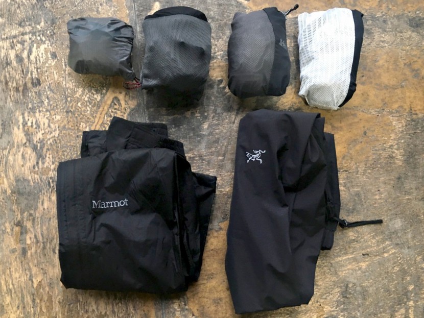 rain pants womens - from top left: or helium, or aspire, rei talusphere, patagonia...