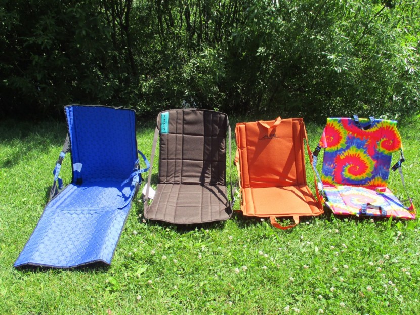 backpacking chair - a few of our fave taco chairs, just chilling in the sun.