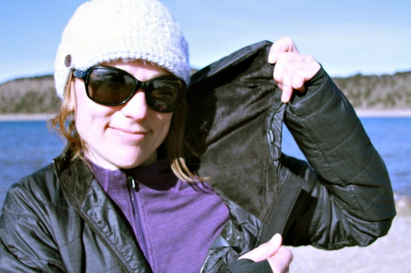 columbia mighty light hooded plush - a look at the fur-lined collar and hood of our loved mighty lite...