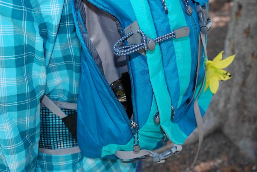 the side pocket is a nice place to stash your sunglasses, but we'd...