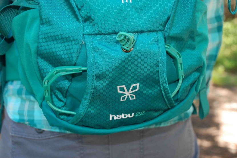 montane habu 22 - the bottom of the pack is made with a thicker material, and the ice...