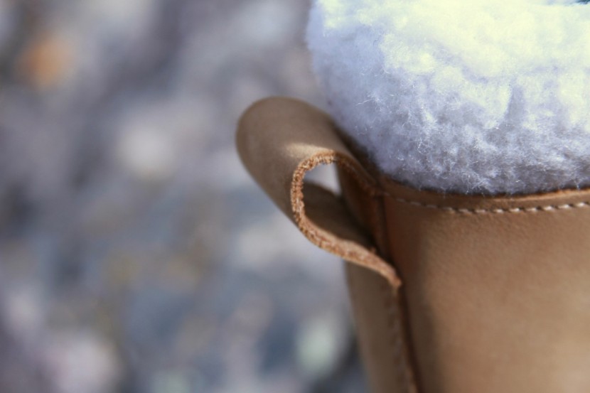 sorel caribou for women - the pull tab makes it easy to put this boot on and pull it off.
