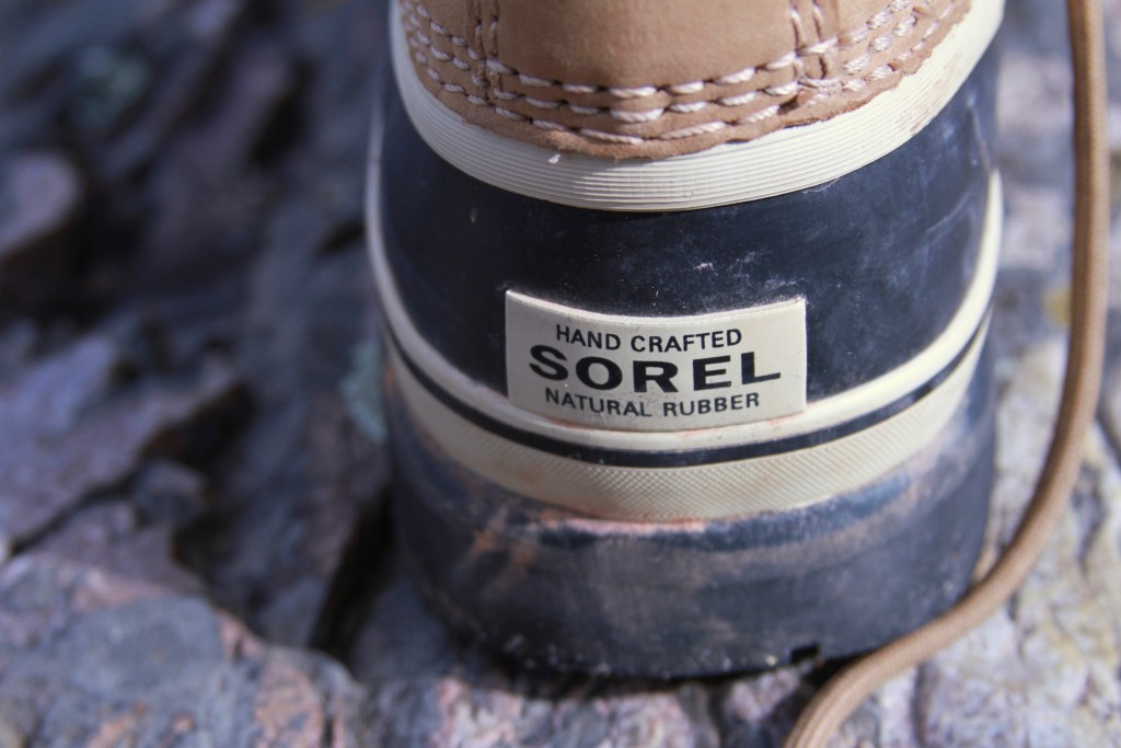 Handcrafted sorel natural on sale rubber