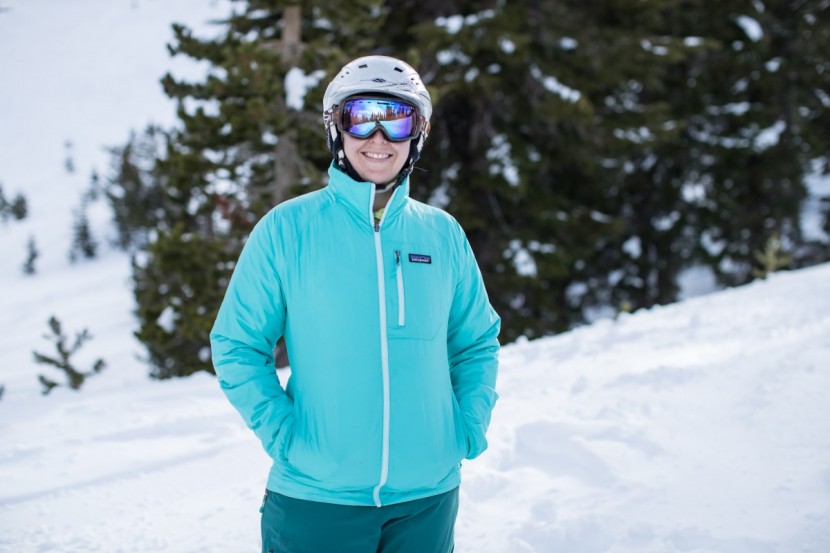 patagonia 3-in-1 snowbelle - the snowbelle&#039;s inner jacket is now reversible. we prefer this side...