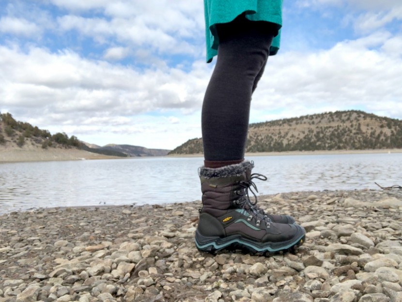 keen durand polar for women - a look at the techy style of this winter hiking boot.