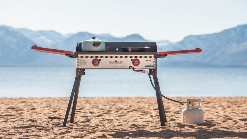 camping stove - tabletop stoves allow you to enjoy cooking with a view of the beach...