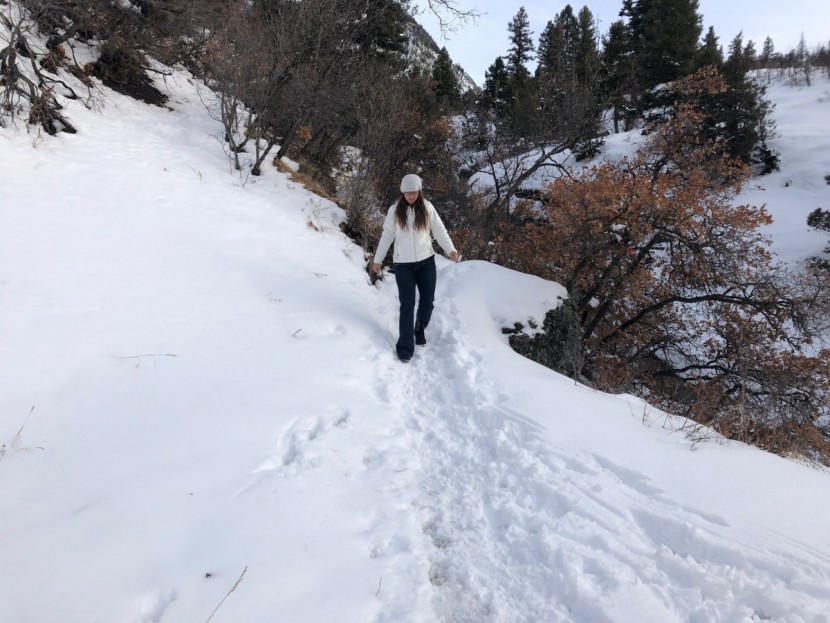 columbia heavenly omni-heat lace-up - take a light hike with this soft snow boot!