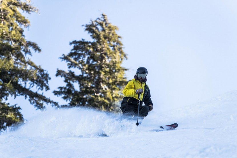 volkl mantra - soft tahoe snow?! yes! the mantras want more...