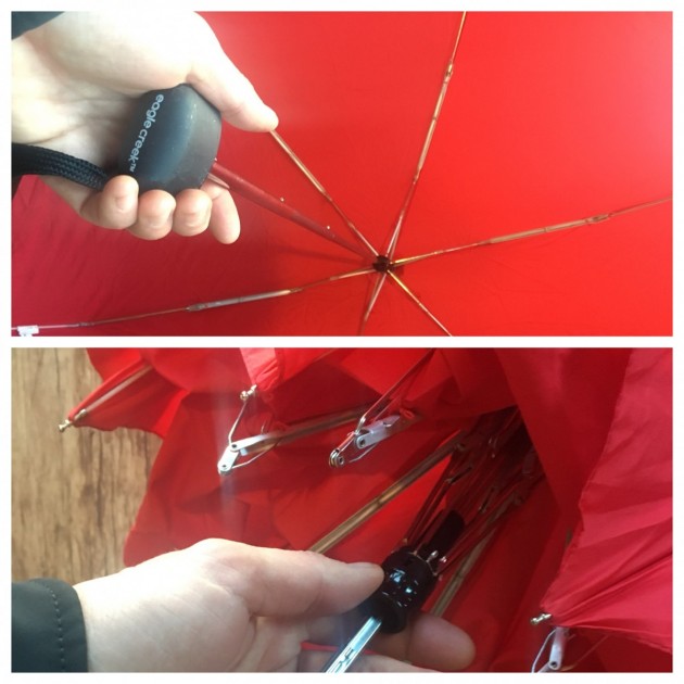 eagle creek rain away travel - the small handle and fully manual open/close make this umbrella...