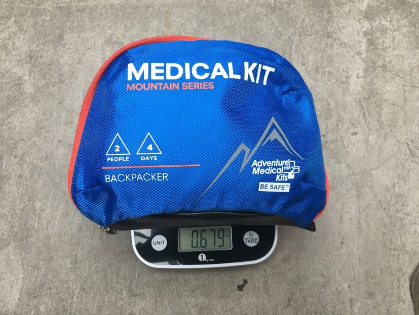 adventure medical kits mountain series backpacker - the confirmed weight of the amk backpacker without wilderness...