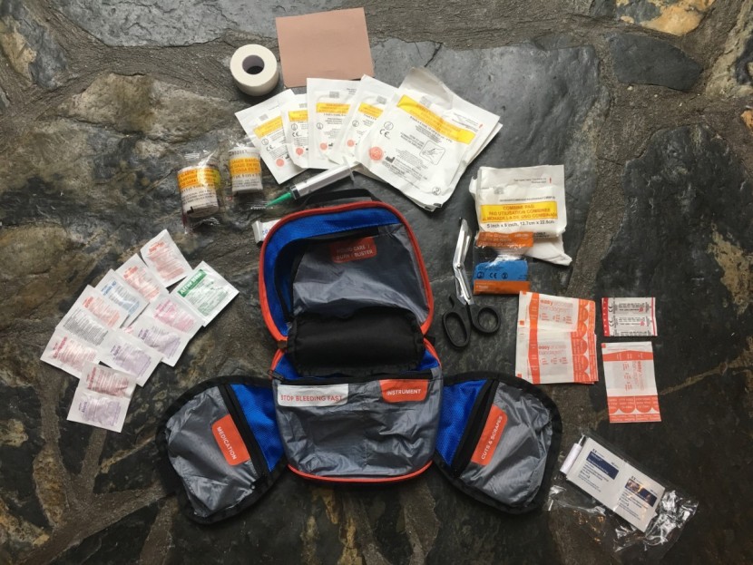 adventure medical kits mountain series backpacker - the expanded contents of the amk backpacker. more than enough to...