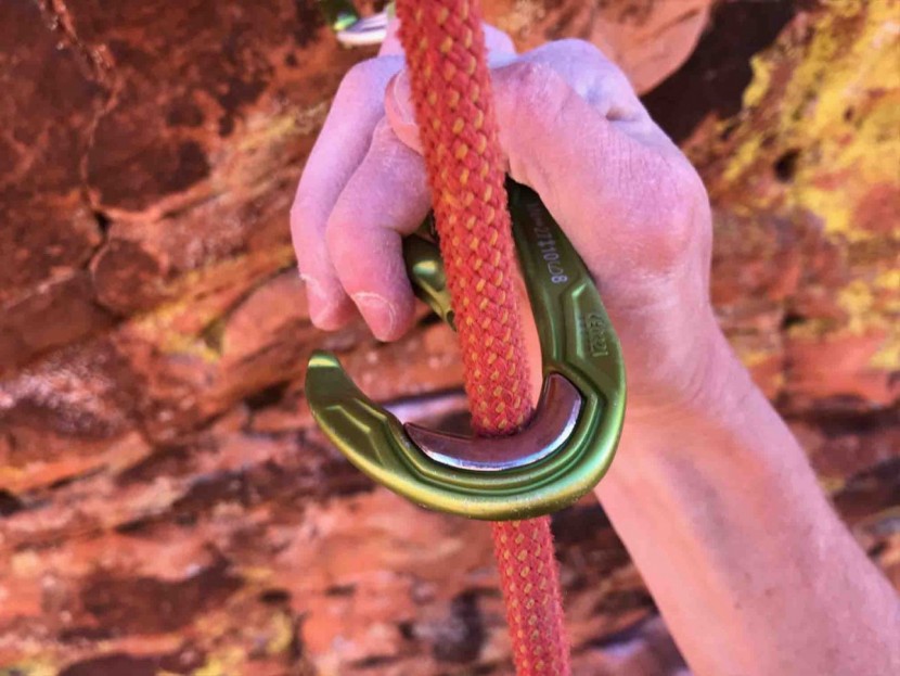 edelrid bulletproof quickdraw - the keylock gate gives you snag-free unclipping, but the gate...