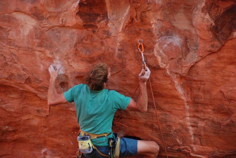 mad rock concorde - clipping the concords on a sport route. while not as snappy feeling...