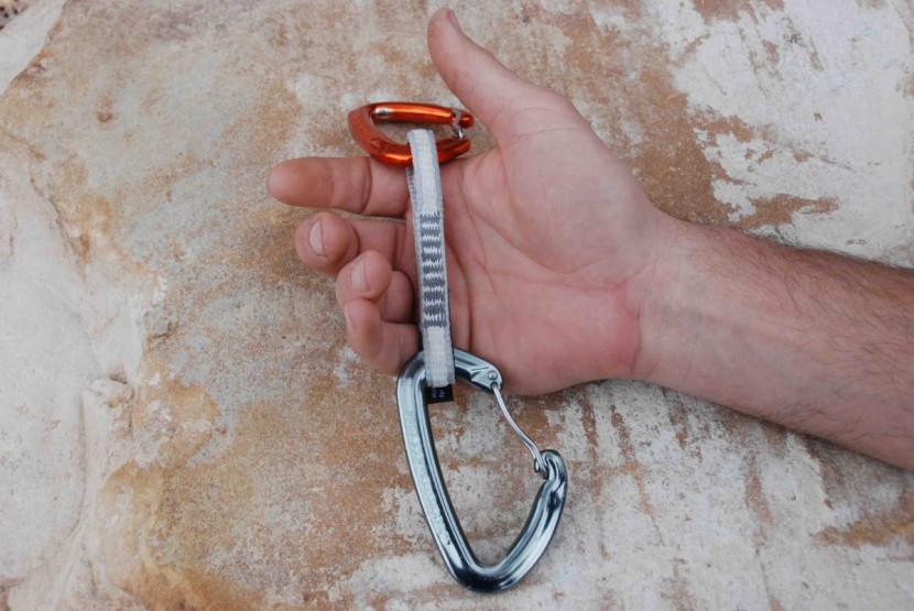 mad rock concorde - not only is the sling thin (10mm) but it was also shorter than most...