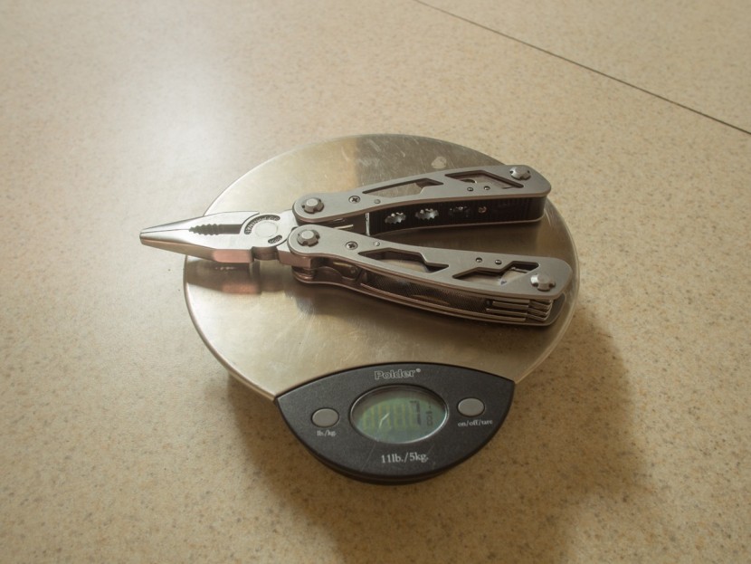 stanley 12 in 1 - at just under half a pound, the stanley is about average in weight...