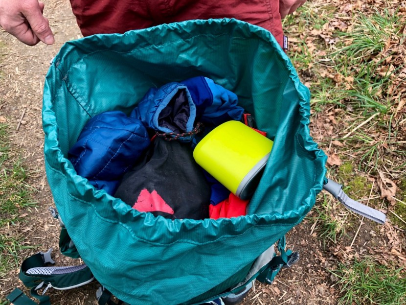 deuter aircontact lite 65+10 - as we mentioned there isn&#039;t any special access to this pack besides...