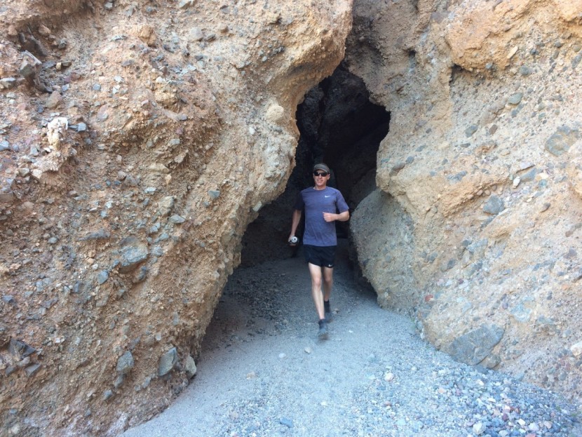 nike dri-fit knit - exiting a slot canyon in death valley after an awesome exploration...