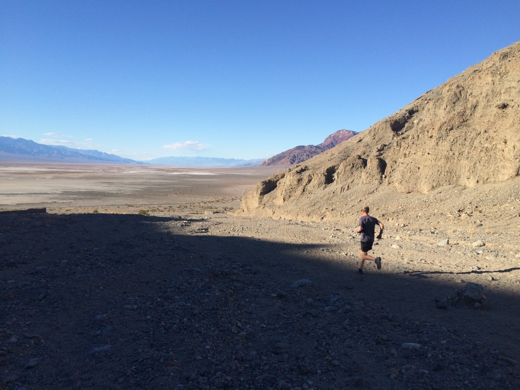 nike dri-fit knit - cruising downhill at evening time out of a fantastic run and...