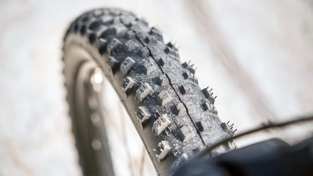 trek powerfly 7 fs plus electric mountain bike review - knobby nic tires provided great traction for climbing, but the round...
