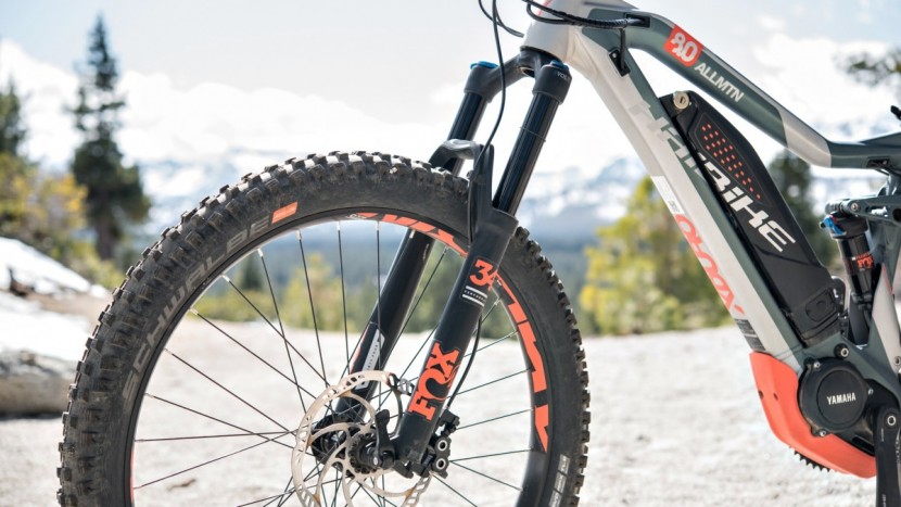 haibike xduro allmtn 8.0 2018 - the fox suspension spec&#039;d on the haibike worked well during testing.